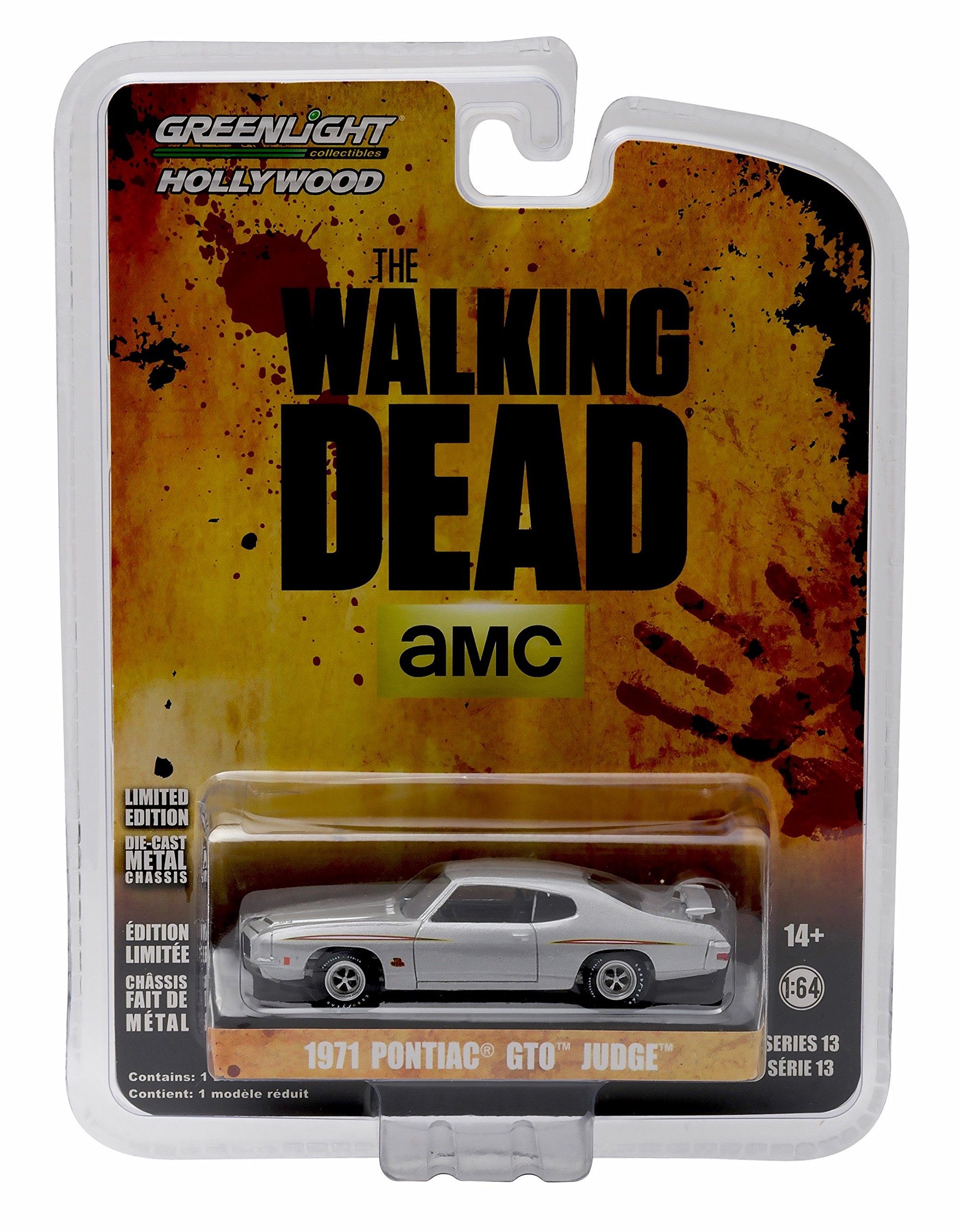 Greenlight Walking Dead 1971 Pontiac GTO, Silver - 44730 1/64